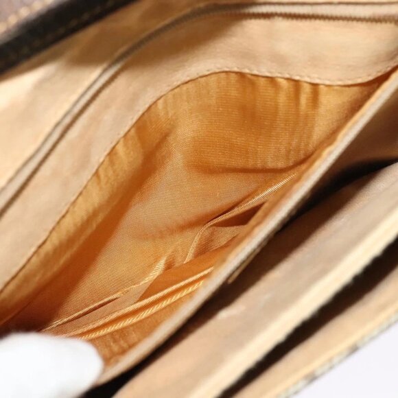 GUCCI GG Supreme Shoulder Bag PVC Beige Gold 004 904 0671 Auth - Picture 3 of 14
